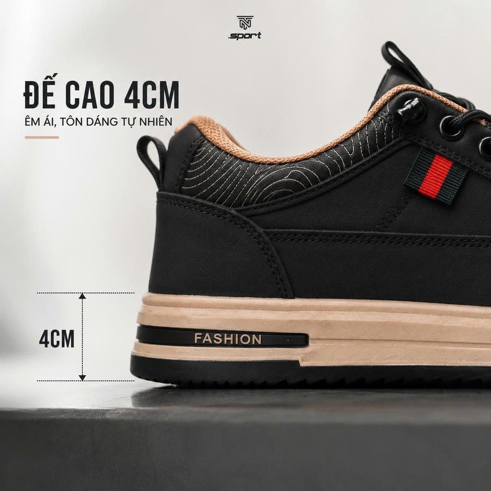 Đế cao 4cm êm ái, tôn dáng